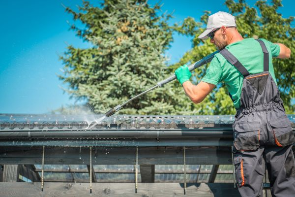 Gutter Power Washing in Sterling