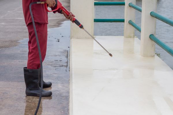 Industrial Concrete Cleaning in Sterling