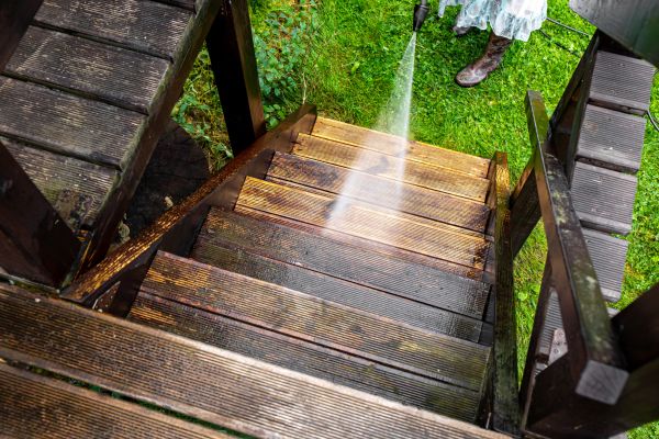 Cost of Wood Power Washing in Sterling